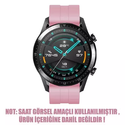 Microsonic Samsung Galaxy Watch Active 2 40mm Kordon, Silicone RapidBands Rose Gold