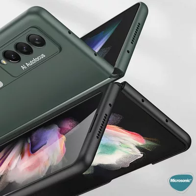 Microsonic Samsung Galaxy Z Fold 3 Kılıf Magnetic Bracket Siyah