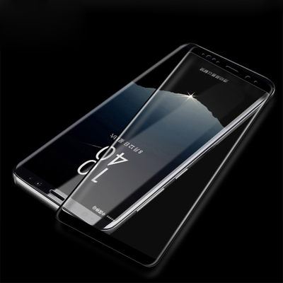 Microsonic Samsung Note 9 Kavisli Temperli Cam Ekran Koruyucu Film Beyaz