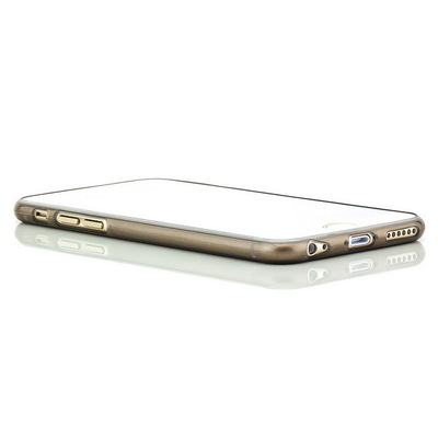 Microsonic Slim Kılıf Transparent Soft iPhone 6 Plus (5.5'') Kılıf Transparent Soft Siyah