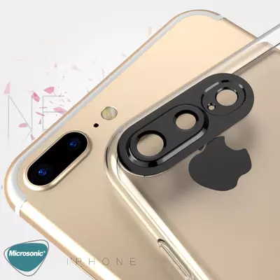 Microsonic Soft series 360 Degree Camera Protector Apple iPhone SE 2020 Kılıf Beyaz