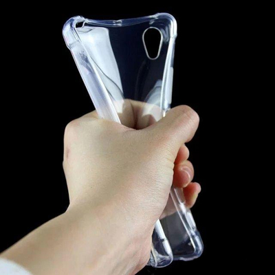 Microsonic Sony Xperia L1 Kılıf Transparent Soft Pembe