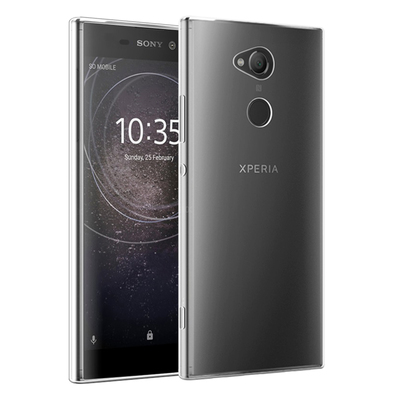 Microsonic Sony Xperia L2 Kılıf Transparent Soft Beyaz