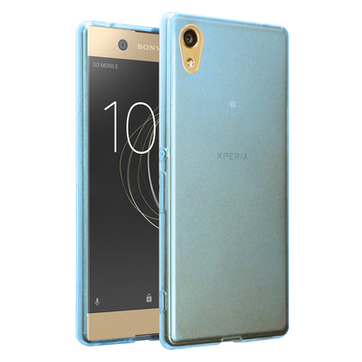 Microsonic Sony Xperia XA1 Ultra Kılıf Transparent Soft Mavi