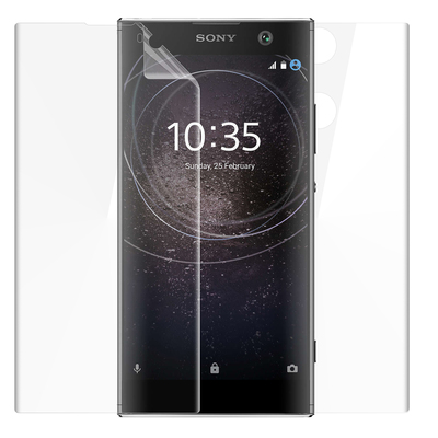 Microsonic Sony Xperia XA2 Ekran Koruyucu Film Seti - Ön ve Arka