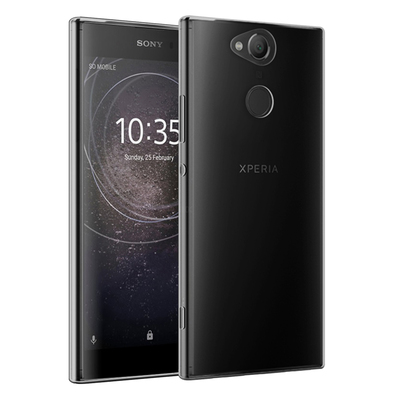 Microsonic Sony Xperia XA2 Kılıf Transparent Soft Siyah