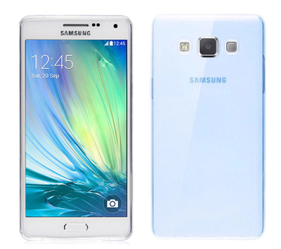 Microsonic Samsung Galaxy A3 Kılıf Transparent Soft Mavi