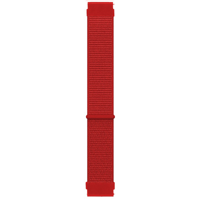Microsonic Xiaomi Amaz Fit Verge Lite Hasırlı Kordon Woven Sport Loop Kırmızı