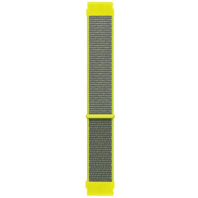 Microsonic Xiaomi Amaz Fit Verge Lite Hasırlı Kordon Woven Sport Loop Sarı