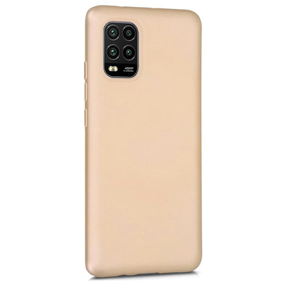 Microsonic Xiaomi Mi 10 Lite Zoom Kılıf Matte Silicone Gold