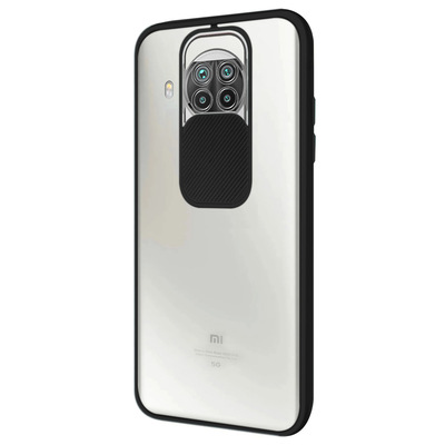 Microsonic Xiaomi Mi 10T Lite Kılıf Slide Camera Lens Protection Siyah