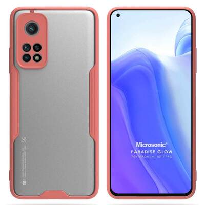 Microsonic Xiaomi Mi 10T Kılıf Paradise Glow Pembe