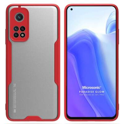 Microsonic Xiaomi Mi 10T Pro Kılıf Paradise Glow Kırmızı