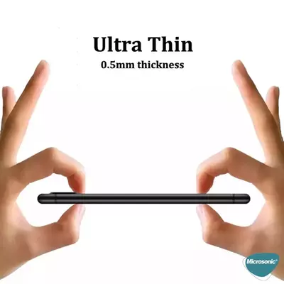 Microsonic Xiaomi Mi 11 Ultra Kılıf Matte Silicone Siyah
