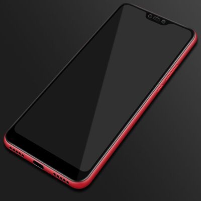 Microsonic Xiaomi Mi 8 Lite Kavisli Temperli Cam Ekran Koruyucu Film Gold