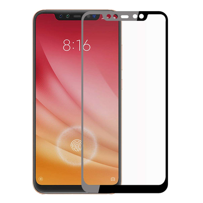 Microsonic Xiaomi Mi 8 Pro Kavisli Temperli Cam Ekran Koruyucu Film Siyah