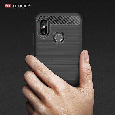 Microsonic Xiaomi Mi 8 Kılıf Room Silikon Siyah