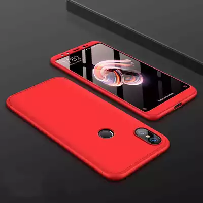 Microsonic Xiaomi Mi 8 SE Kılıf Double Dip 360 Protective Kırmızı