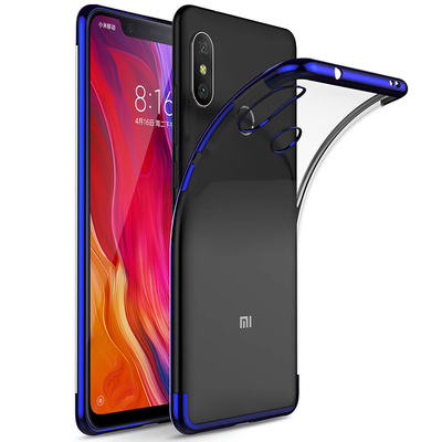 Microsonic Xiaomi Mi 8 SE Kılıf Skyfall Transparent Clear Mavi