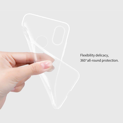 Microsonic Xiaomi Mi 8 Kılıf Transparent Soft Beyaz