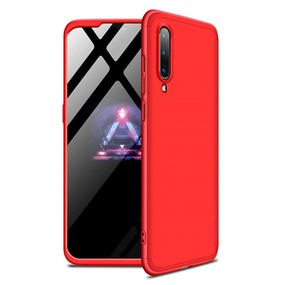 Microsonic Xiaomi Mi 9 Kılıf Double Dip 360 Protective AYS Kırmızı