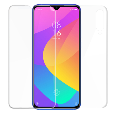 Microsonic Xiaomi Mi 9 Lite Kavisli Ekran Koruyucu Film Seti - Ön ve Arka