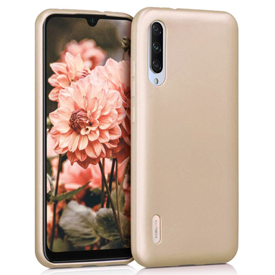 Microsonic Xiaomi Mi 9 Lite Kılıf Matte Silicone Gold