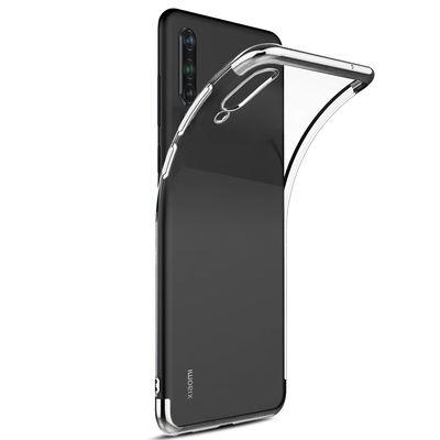 Microsonic Xiaomi Mi 9 Lite Kılıf Skyfall Transparent Clear Gümüş