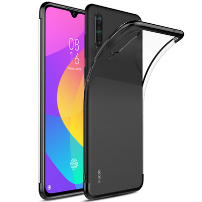 Microsonic Xiaomi Mi 9 Lite Kılıf Skyfall Transparent Clear Siyah