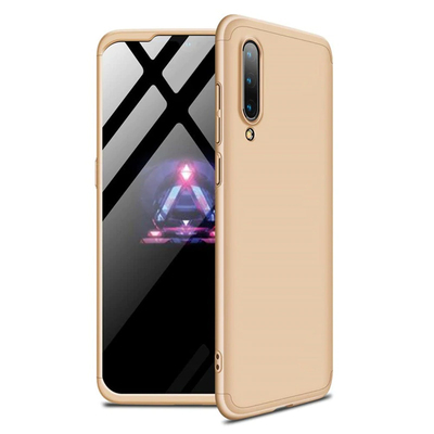 Microsonic Xiaomi Mi 9 SE Kılıf Double Dip 360 Protective AYS Gold