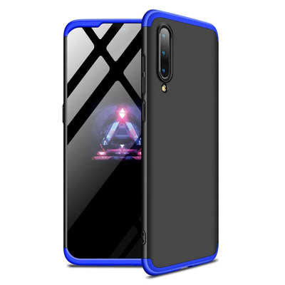 Microsonic Xiaomi Mi 9 SE Kılıf Double Dip 360 Protective AYS Siyah Mavi