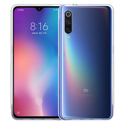 Microsonic Xiaomi Mi 9 SE Kılıf Transparent Soft Beyaz