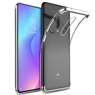 Microsonic Xiaomi Mi 9T Kılıf Skyfall Transparent Clear Gümüş