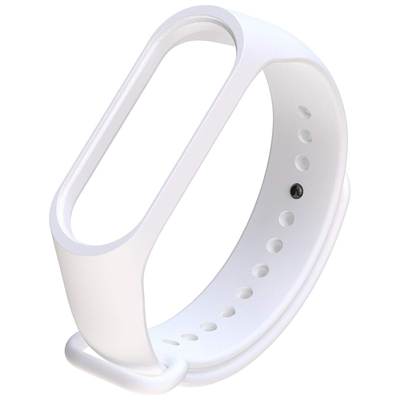 Microsonic Xiaomi Mi Band 5 Silikon Kordon Beyaz