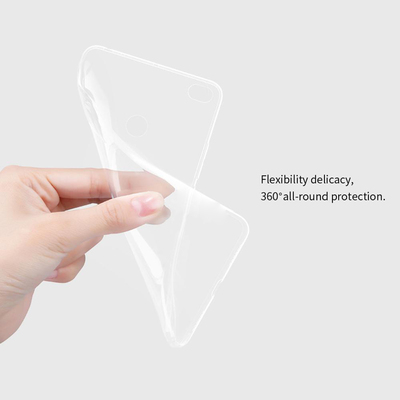 Microsonic Xiaomi Mi Max 2 Kılıf Transparent Soft Mavi