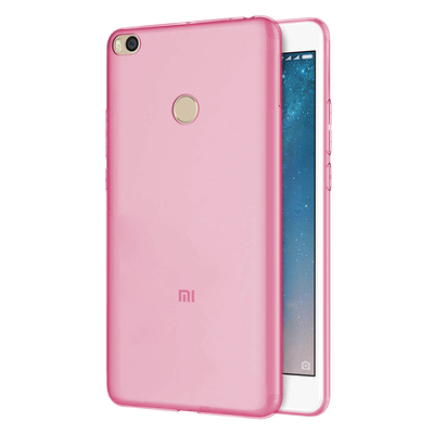 Microsonic Xiaomi Mi Max 2 Kılıf Transparent Soft Pembe