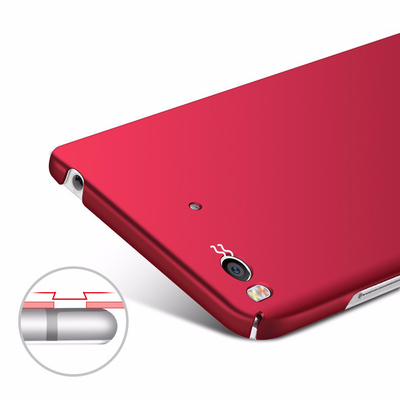 Microsonic Xiaomi Mi Max Kılıf Premium Slim Kırmızı