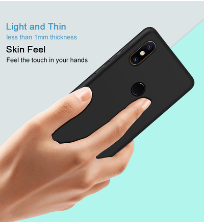 Microsonic Xiaomi Mi Mix 2S Kılıf Premium Slim Siyah