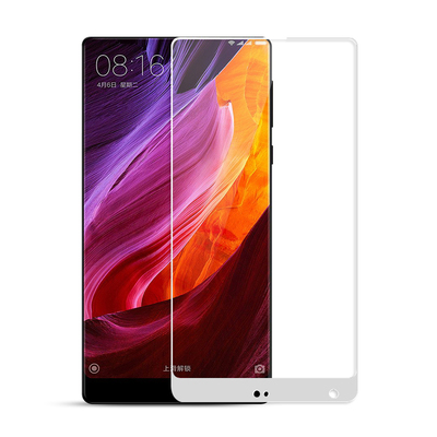 Microsonic Xiaomi Mi Mix Kavisli Temperli Cam Ekran Koruyucu Film Beyaz