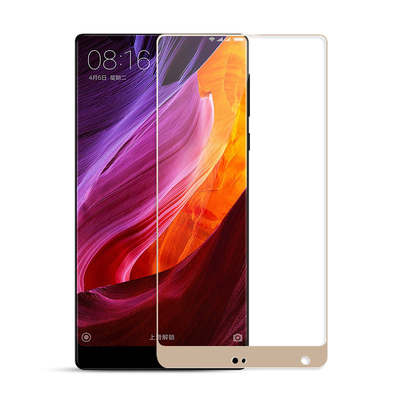 Microsonic Xiaomi Mi Mix Kavisli Temperli Cam Ekran Koruyucu Film Gold