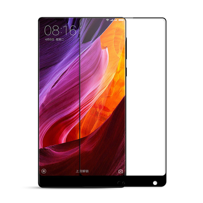 Microsonic Xiaomi Mi Mix Kavisli Temperli Cam Ekran Koruyucu Film Siyah