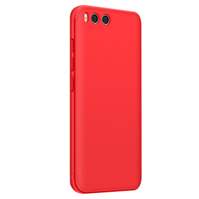 Microsonic Xiaomi Mi Note 3 Kılıf Double Dip 360 Protective AYS Kırmızı