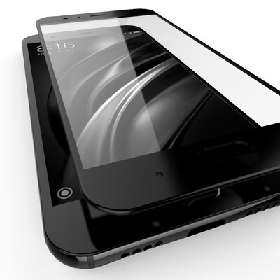 Microsonic Xiaomi Mi Note 3 Kavisli Temperli Cam Ekran Koruyucu Film Siyah