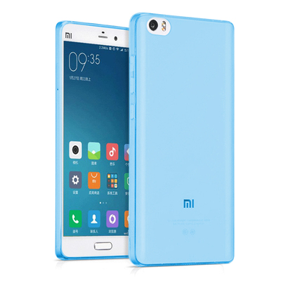 Microsonic Xiaomi Mi5 Prime Kılıf Transparent Soft Mavi