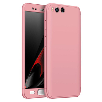 Microsonic Xiaomi Mi6 Kılıf Double Dip 360 Protective AYS Rose Gold