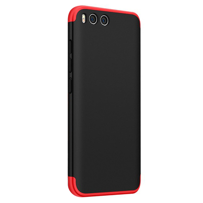Microsonic Xiaomi Mi6 Kılıf Double Dip 360 Protective AYS Siyah - Kırmızı