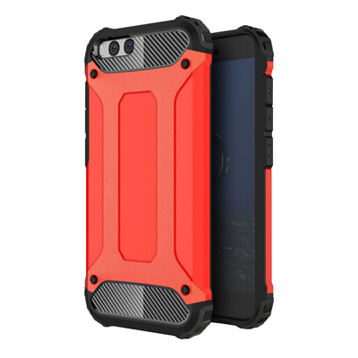 Microsonic Xiaomi Mi6 Kılıf Rugged Armor Kırmızı