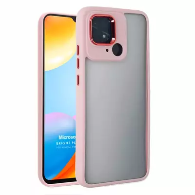 Microsonic Xiaomi Poco C40 Kılıf Bright Planet Rose Gold