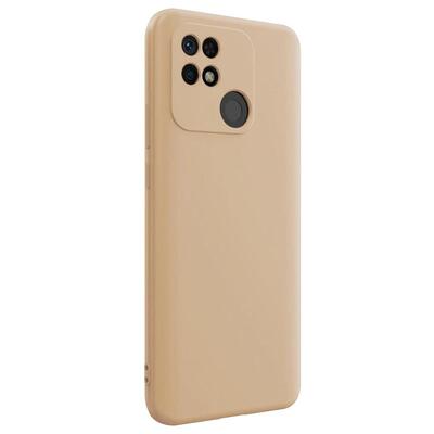 Microsonic Xiaomi Poco C40 Kılıf Matte Silicone Gold