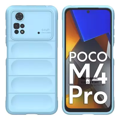 Microsonic Xiaomi Poco M4 Pro 4G Kılıf Oslo Prime Mavi